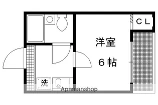 シャローム【406号室】の間取り