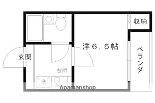 シャローム【403号室】の間取り