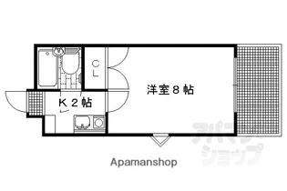 サンダ館II【105号室】の間取り