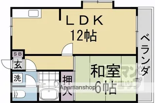 エレガントコーポI【303号室】の間取り