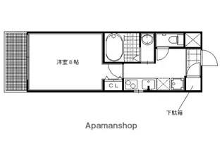 ウエスト一条【701号室】の間取り
