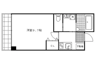ウエスト一条【101号室】の間取り