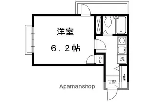 DETOMー1北山レディース【310号室】の間取り
