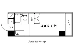 グランディール舟田【205号室】の間取り