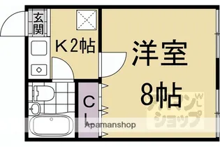 グレースハイム【205号室】の間取り
