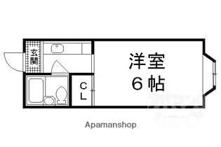 マンションなかむら【202号室】の間取り