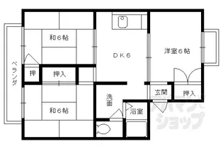 オレンジハイツ【B102号室】の間取り