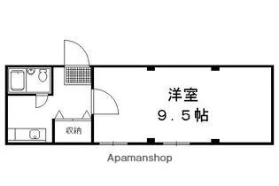 上賀茂松柏【305号室】の間取り