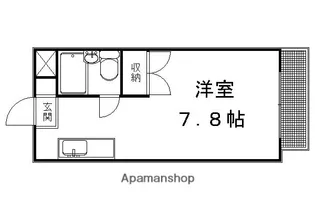 1Kの間取り画像