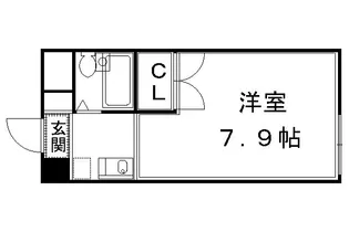 キャニオンテラスIII【206号室】の間取り