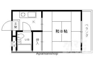 ハイツ華園【103号室】の間取り