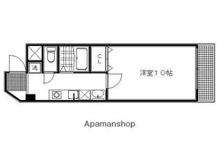エレガント鴨川【4階】の間取り
