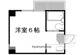 ヴィラ熊野【306号室】の間取り