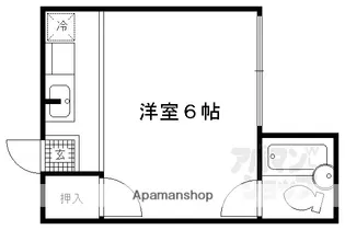 ヴィラ熊野【103号室】の間取り
