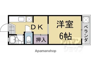 コーポ鳳瑞【109号室】の間取り