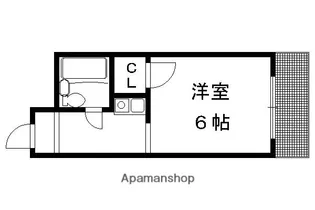メゾン紫野【301号室】の間取り