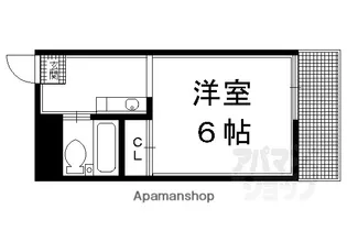 メゾン紫野【401号室】の間取り
