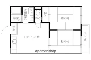 メゾン・ド・マックA棟【105号室】の間取り