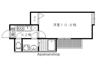 メゾンジョイス【4-B号室】の間取り