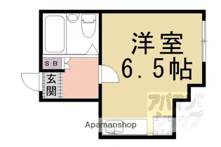 ルピエ四条【2階】の間取り