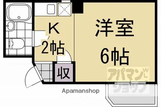 グランハイム下鴨【403号室】の間取り