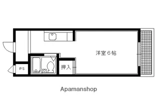 コルザ河村【407号室】の間取り