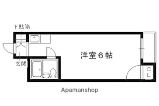 プチシャトー紫野【2階】の間取り
