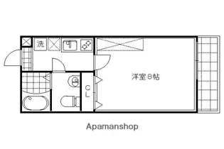 アークリード今出川大宮【202号室】の間取り