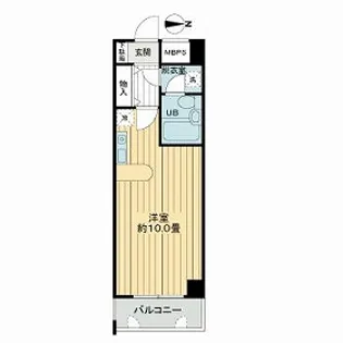 ライオンズマンション京都東堀川【0218号室】の間取り