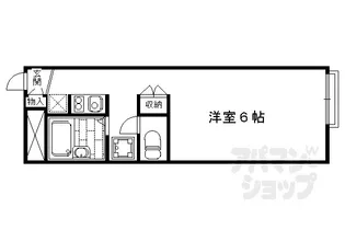 レオパレスグローバルI【201号室】の間取り