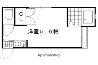 カーザピッコーラ【102号室】の間取り