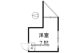 コーポ満田【2F-3号室】の間取り