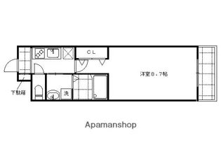 EXCEED御所北【3-D号室】の間取り