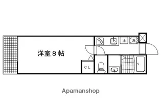 アークリード堀川寺之内【403号室】の間取り