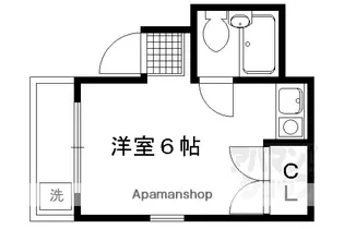 CUBE35【301号室】の間取り