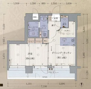 プレサンス京都三条大橋鴨川苑【3階】の間取り