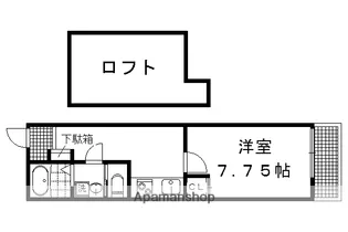 トレフルメゾン出町柳【203号室】の間取り