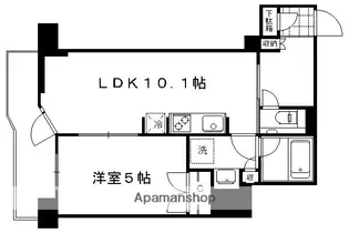 プレミスト京都御池通【11F号室】の間取り