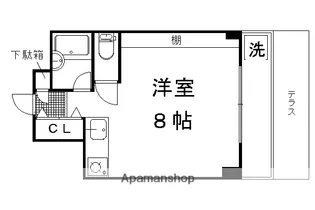 アズィールD棟【201号室】の間取り