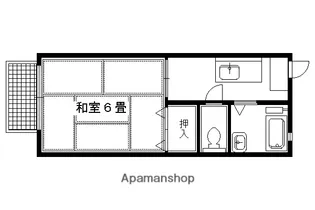 ハイツ静市【301号室】の間取り