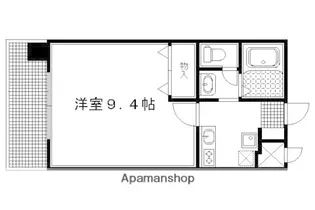 ハウスセゾン今出川河原町【303号室】の間取り