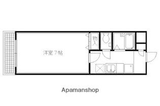OKUNO御所東ビル【303号室】の間取り