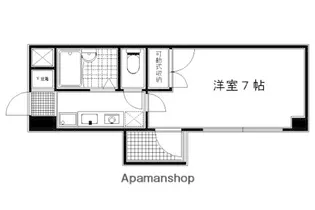京卓ハイツ【205号室】の間取り
