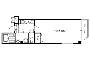 habicera京都下鴨【301号室】の間取り