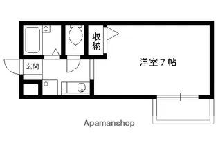 GA雅【203号室】の間取り