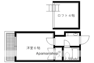 AXIS I【204号室】の間取り
