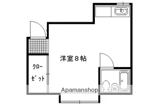宮の東ハイツ【102号室】の間取り