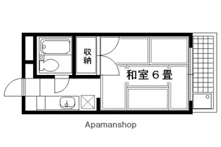 コーポゆたかII【101号室】の間取り