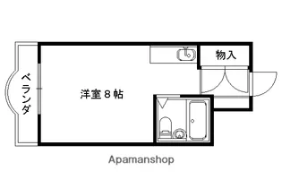 正和フラット宝ヶ池【418号室】の間取り