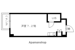 正和フラット宝ヶ池【403号室】の間取り